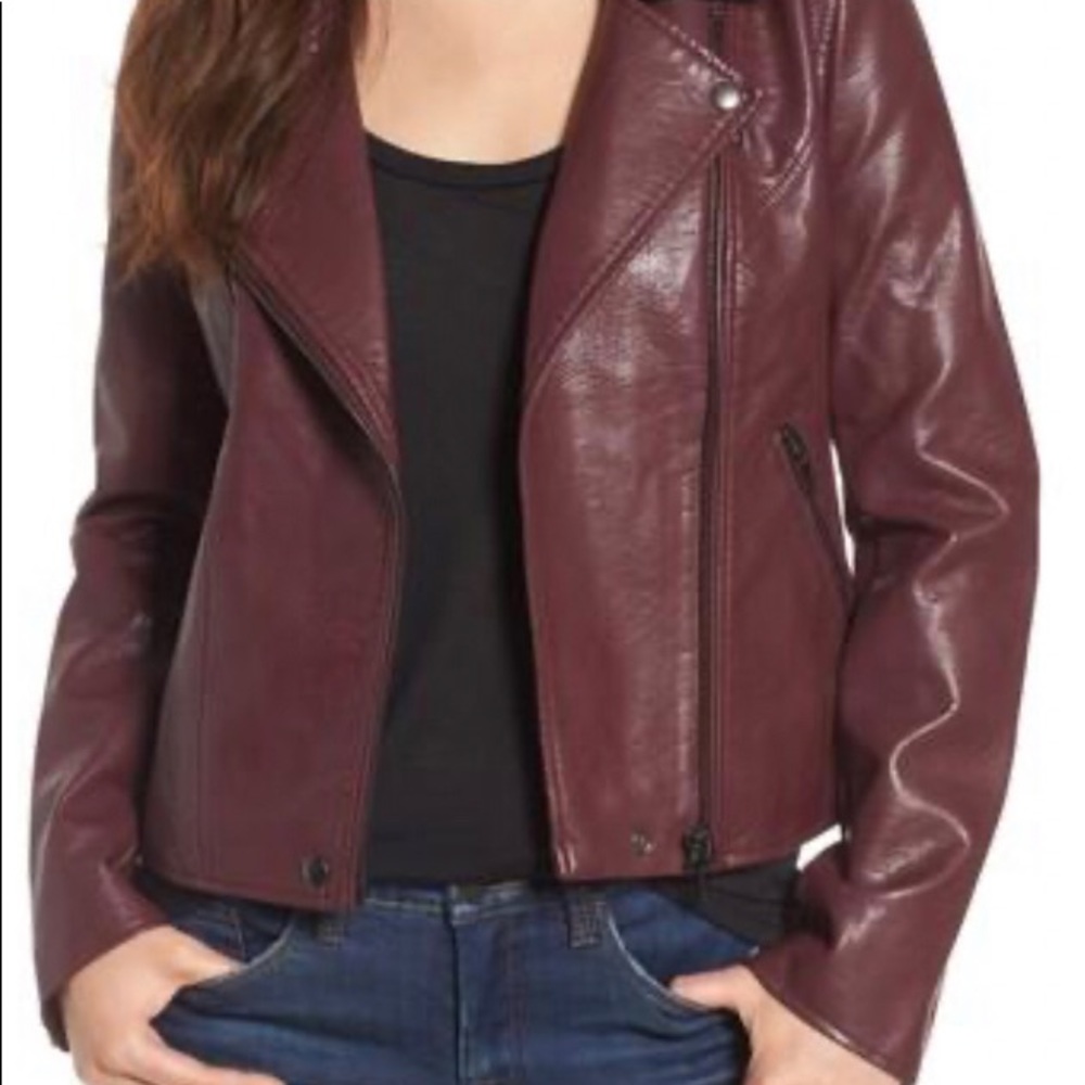 Blank NYC Faux Leather Moto Jacket